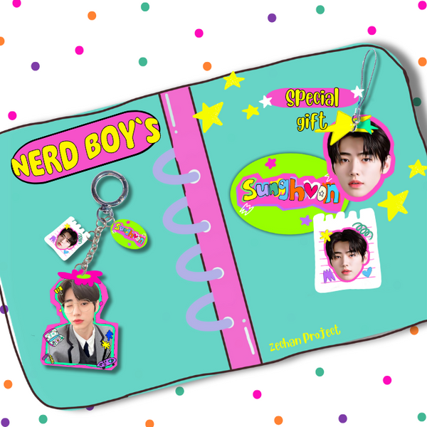 Keychain Enhypen `NERD BOY`S`