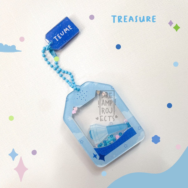 Fandom "tea bag" Shaker Keychain