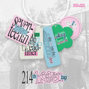 214th Heaven Tag | Seventeen Keychain
