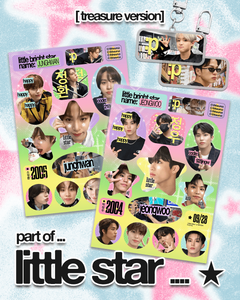Little Star Sticker [Glitter] - TREASURE