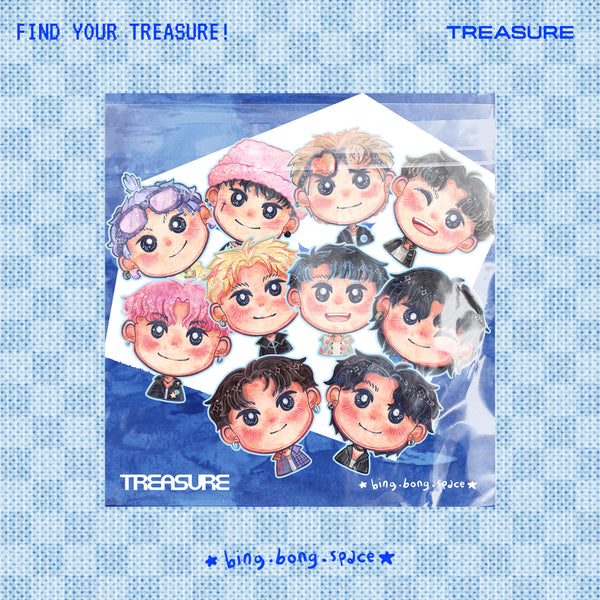 TREASURE Chibi Sticker