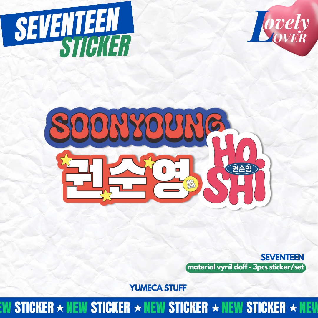 Lovely Lover Sticker Seventeen