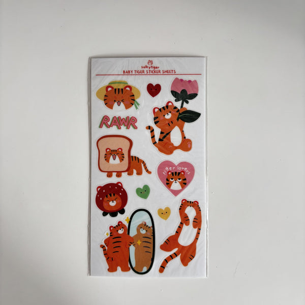 VARIOUS KINDS OF SMALL STICKERS OF SULKYTIGER