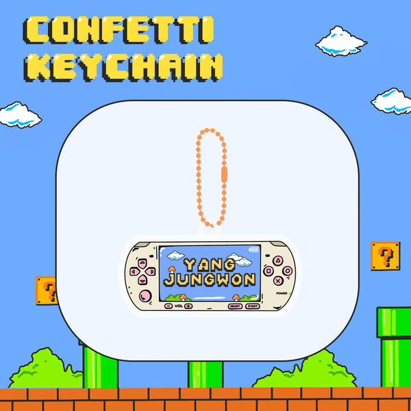 ENHYPEN RUN-EN-JUMP CONFETTI KEYCHAIN