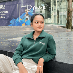 Layover Zip-up Crewneck