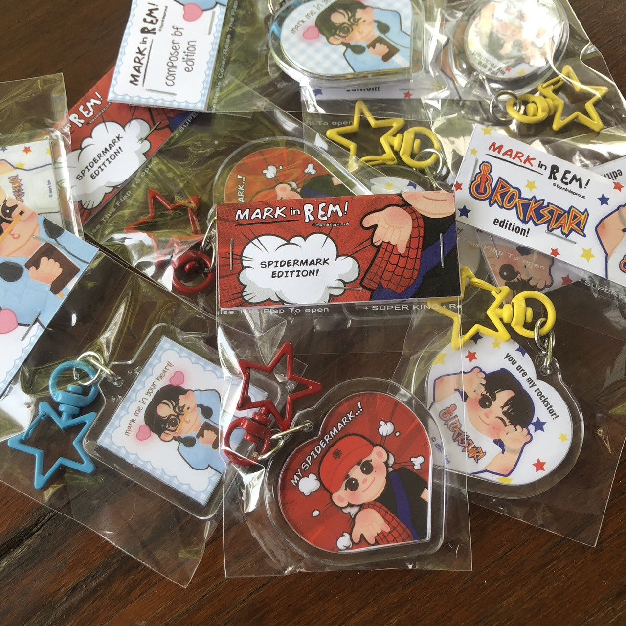 MARK LEE in REM Keychains
