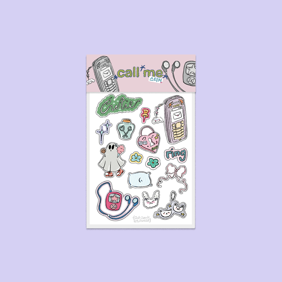 Call Me Sticker