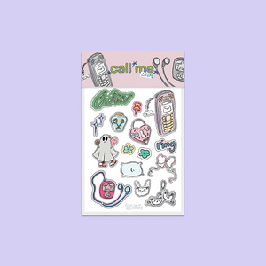 Call Me Sticker