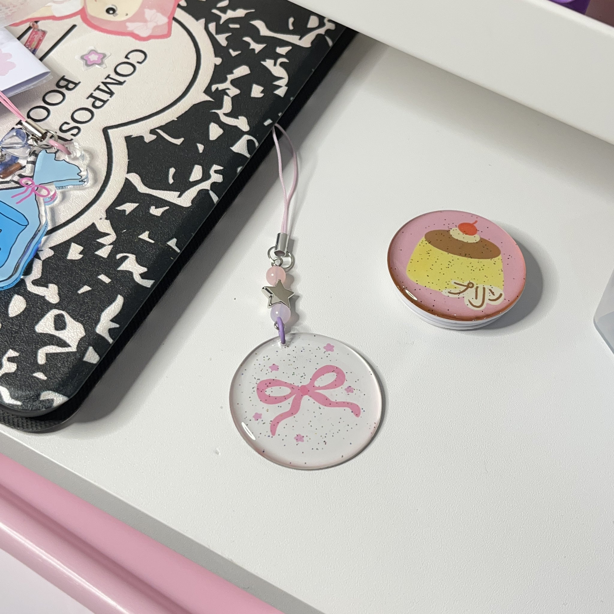 ribbon keychain