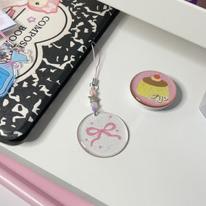 ribbon keychain