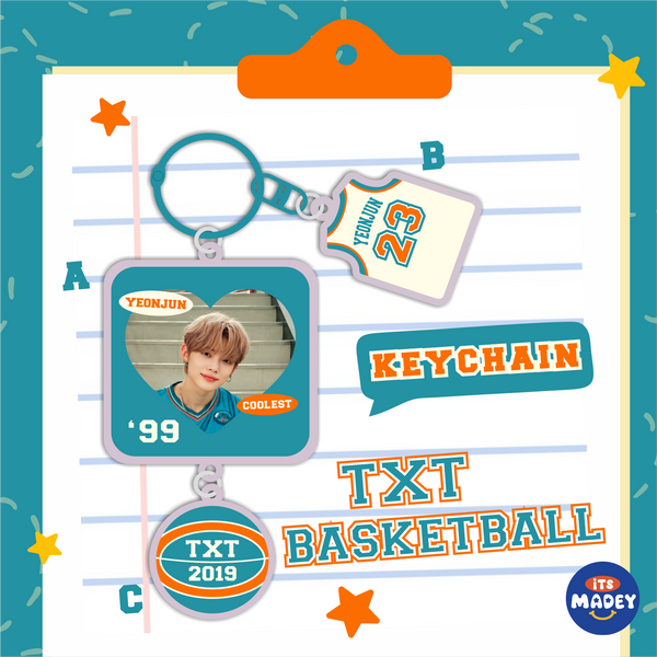 TXT BASKETBALL KEYCHAIN