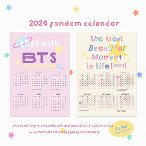 2024 Fandom Calendar