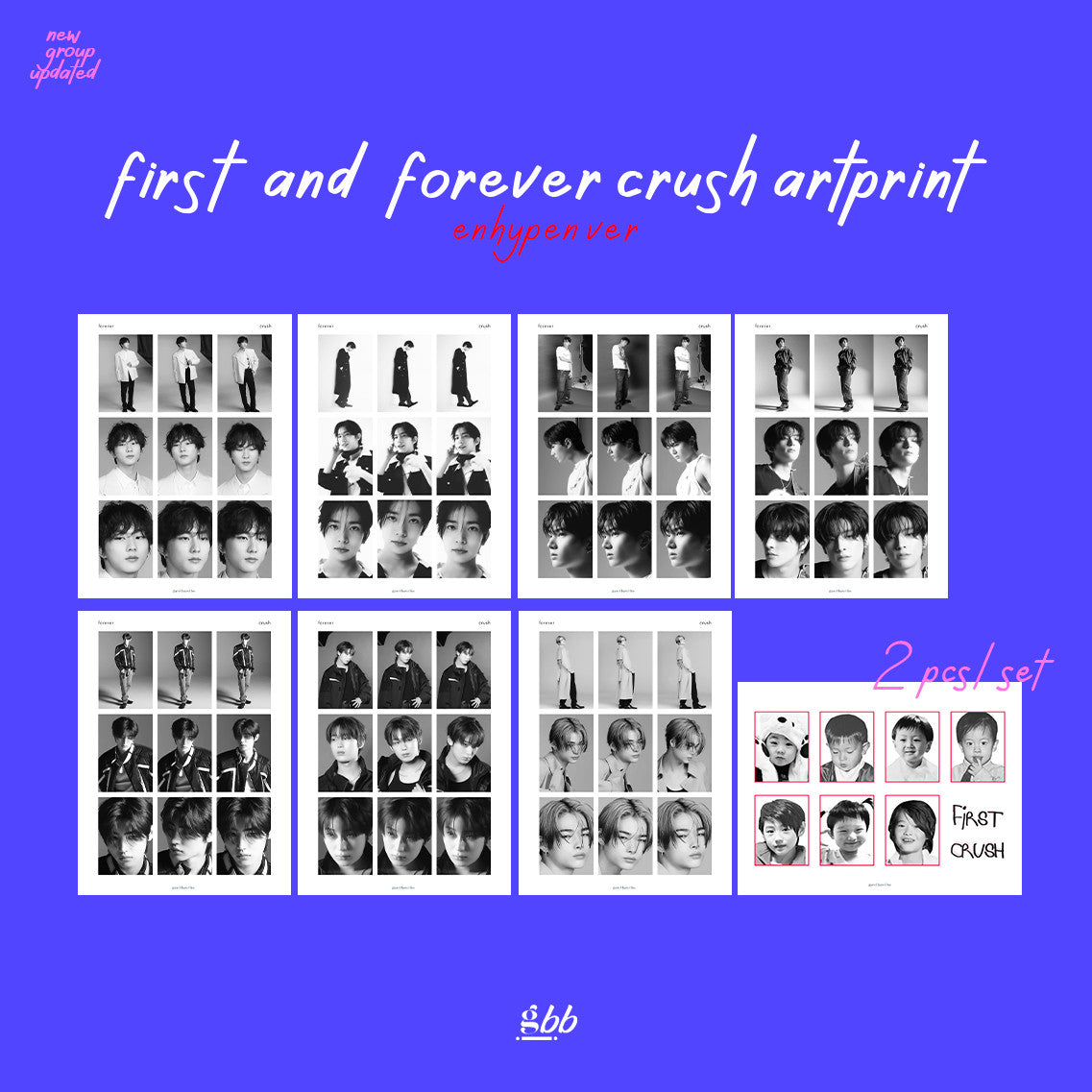 First and Forever Crush - ENHYPEN Art Print