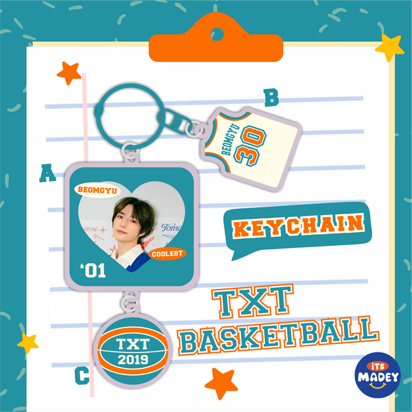 TXT BASKETBALL KEYCHAIN