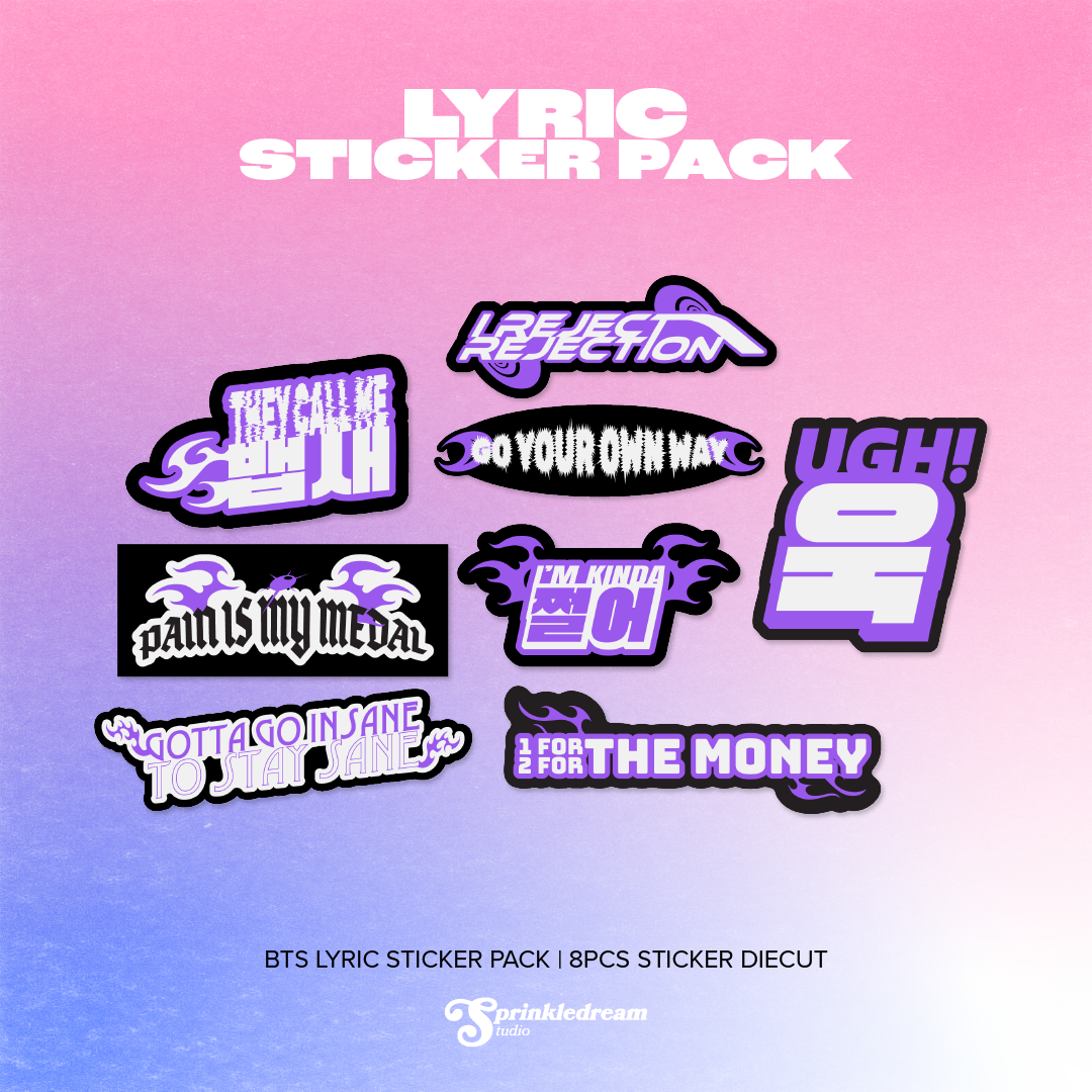 [FAN ART] Lyric Sticker by Sprinkledream Studio