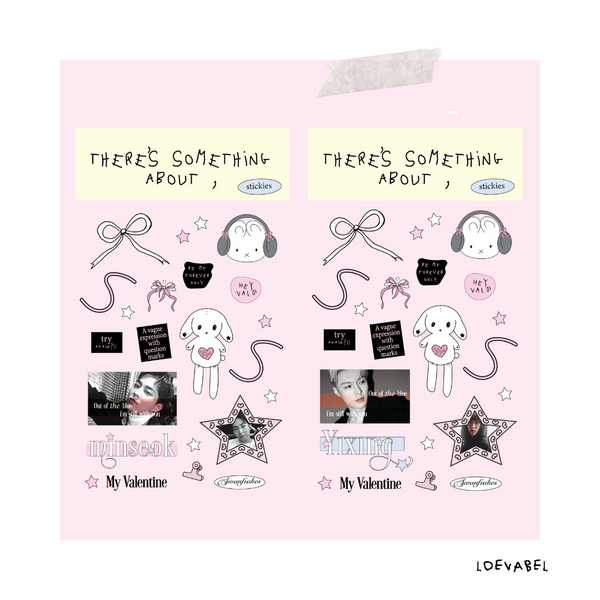 exo stickers | there's something about, by loevabel