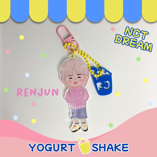 NCT Dream Yogurt Shake Member Keychain