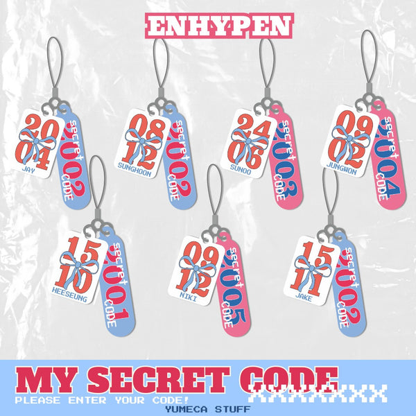 My Secret Code ENHYPEN Phone Charm
