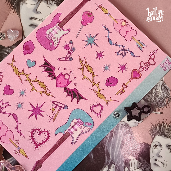 Deco Sticker: Punk! Series by Hallyusinasi