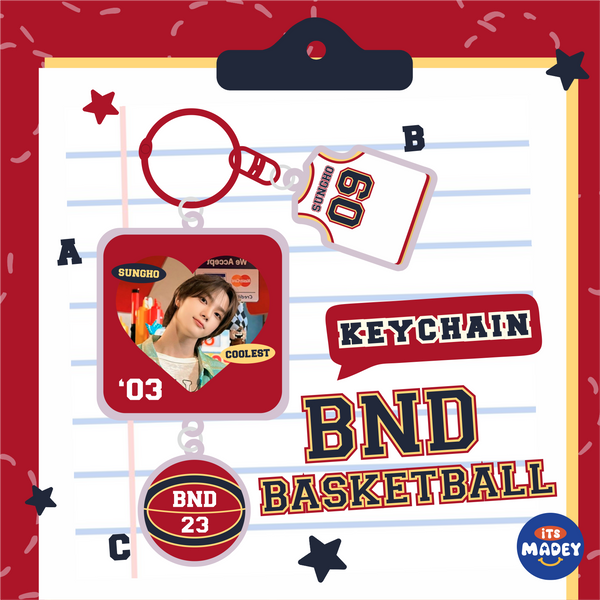 BOY NEXT DOOR BASKETBALL KEYCHAIN