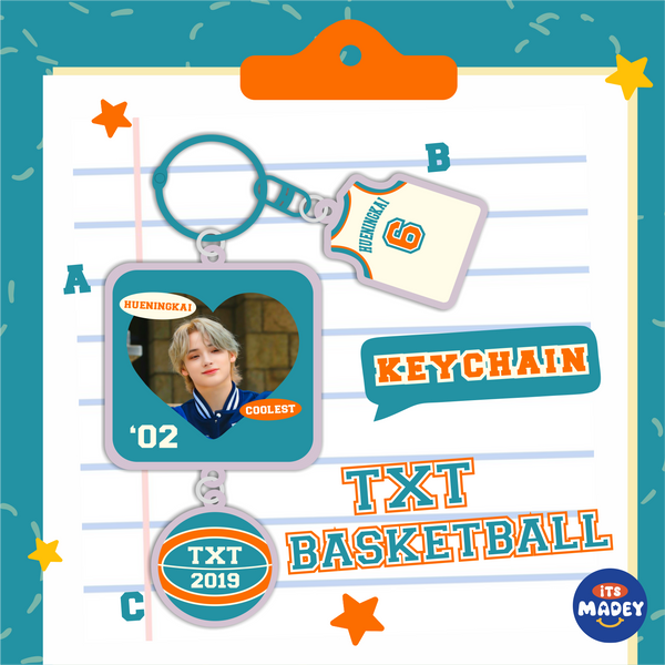 TXT BASKETBALL KEYCHAIN
