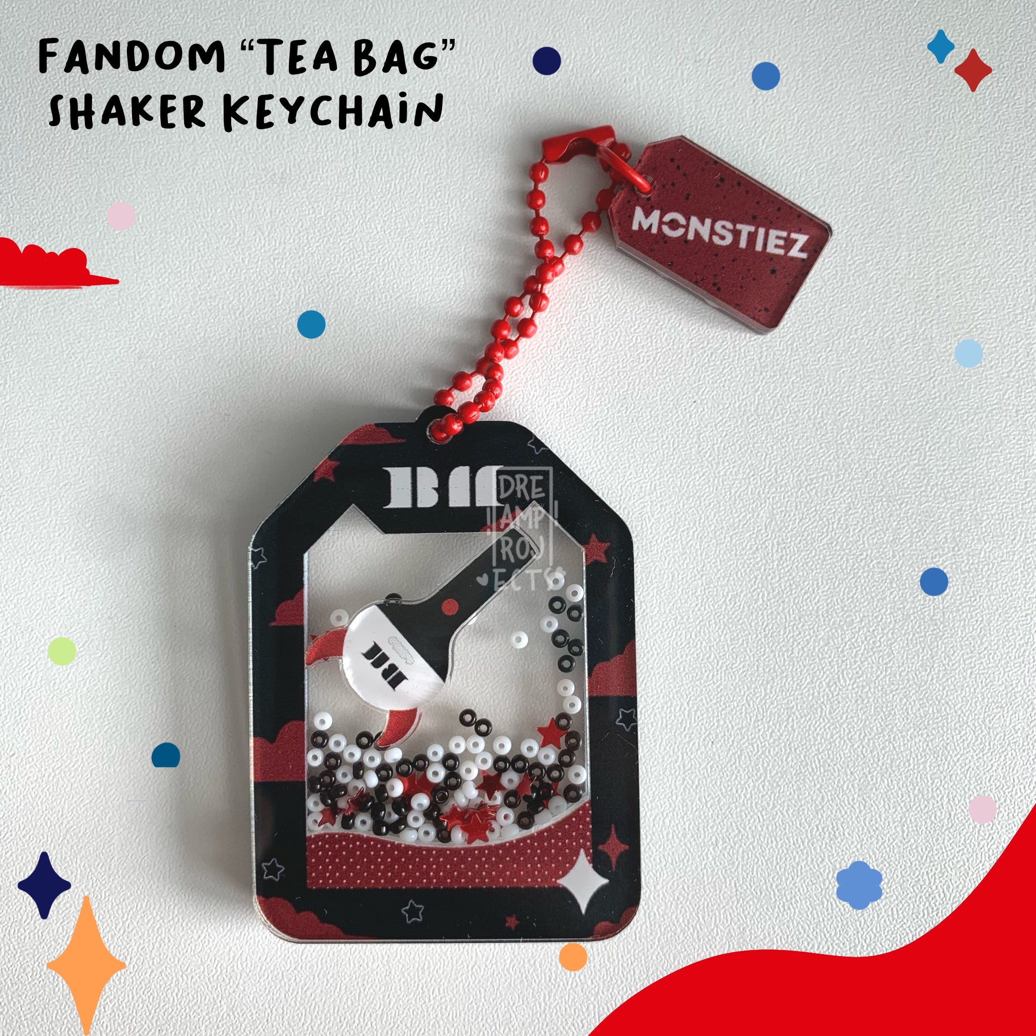 BABY MONSTER Shaker Keychain