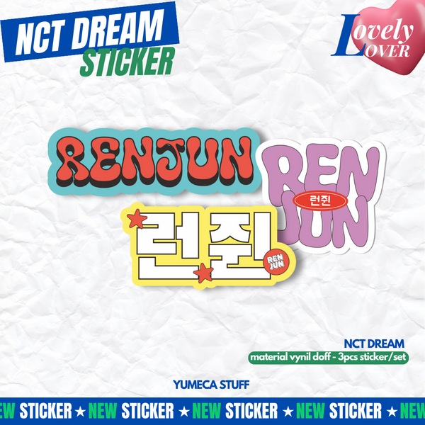 Lovely Lover Sticker NCT Dream