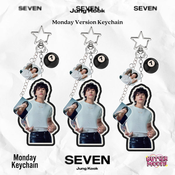 BTS Jungkook Seven Keychain Collection