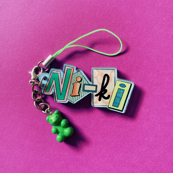 Enhypen Phone Strap with Gummy bear Charm