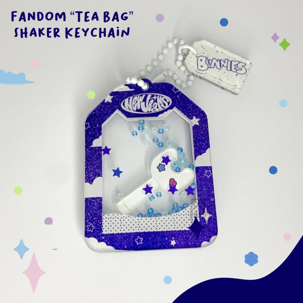 Fandom "tea bag" Shaker Keychain