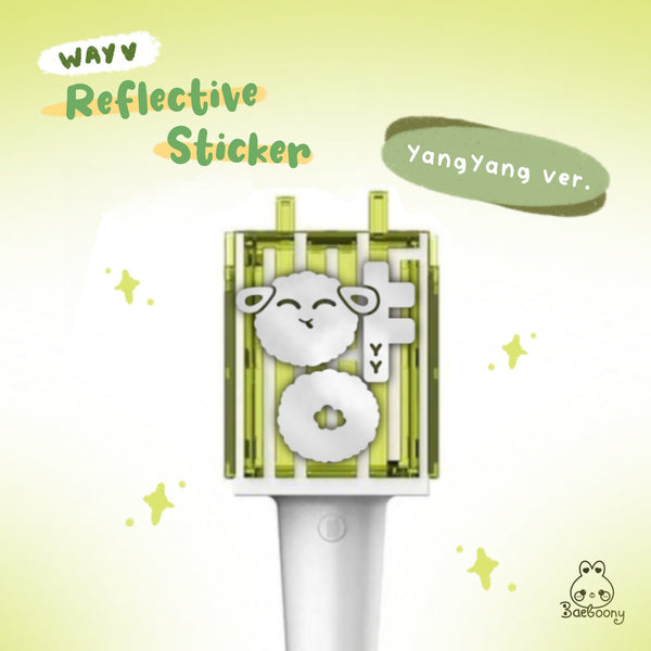 WayV Reflective Lightstick Sticker Deco by Baeboony