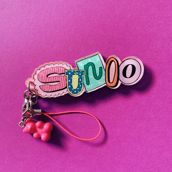 Enhypen Phone Strap with Gummy bear Charm