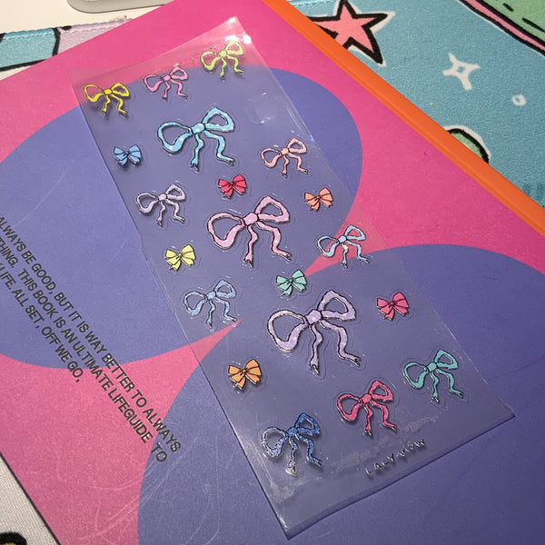 LAZYNISW RIBBON DOLLS STICKER