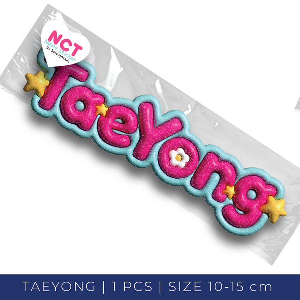 NCT NAME STICKER By Sajangneeds