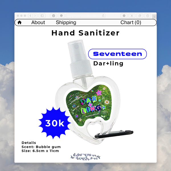 HAND SANITIZER KPOP | POCKET SPRAY HANDSANITIZER by Loremipsum.std