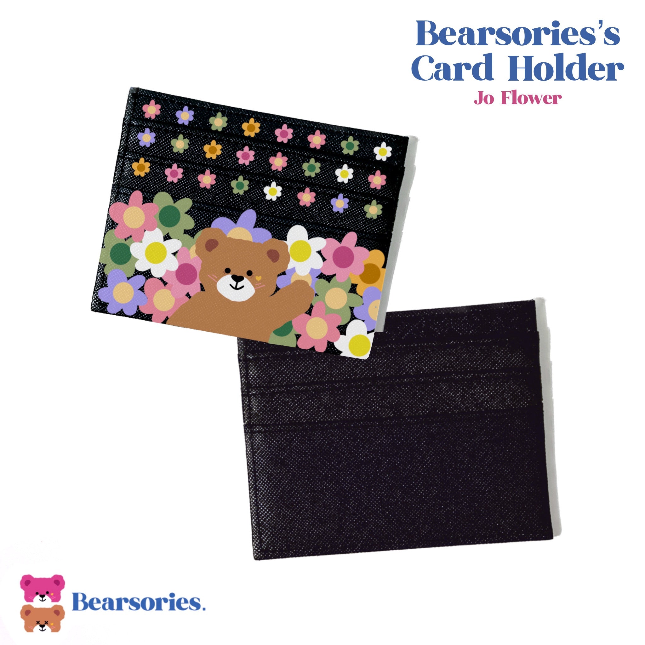 Bearie Jodie Flower Card Wallet / Card Holder Series Bearsories Series