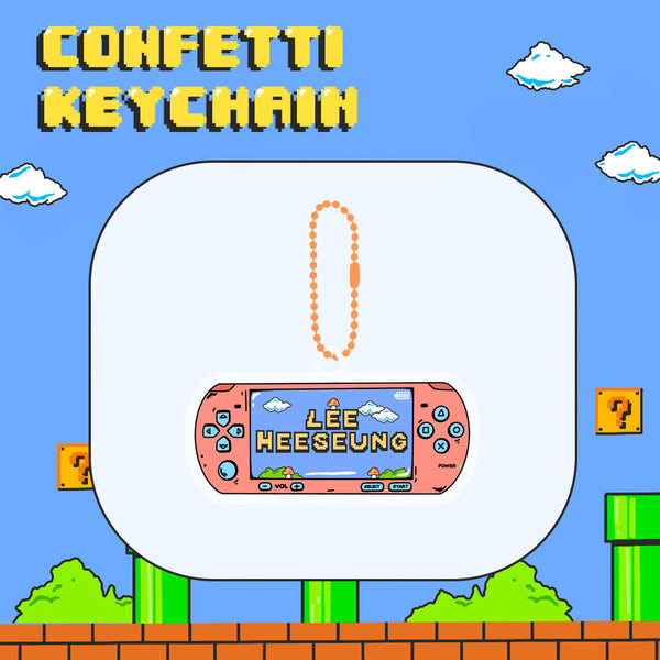 ENHYPEN RUN-EN-JUMP CONFETTI KEYCHAIN