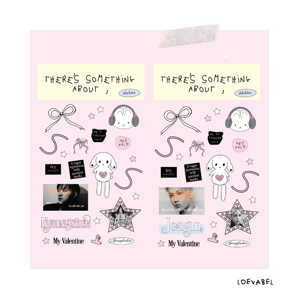 exo stickers | there's something about, by loevabel