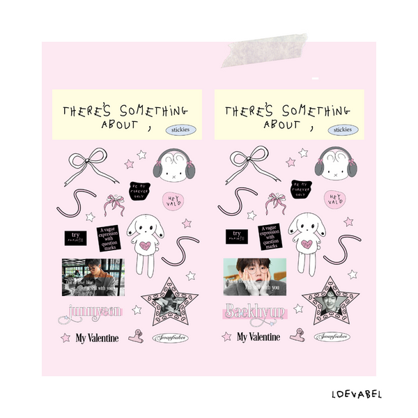 exo stickers | there's something about, by loevabel