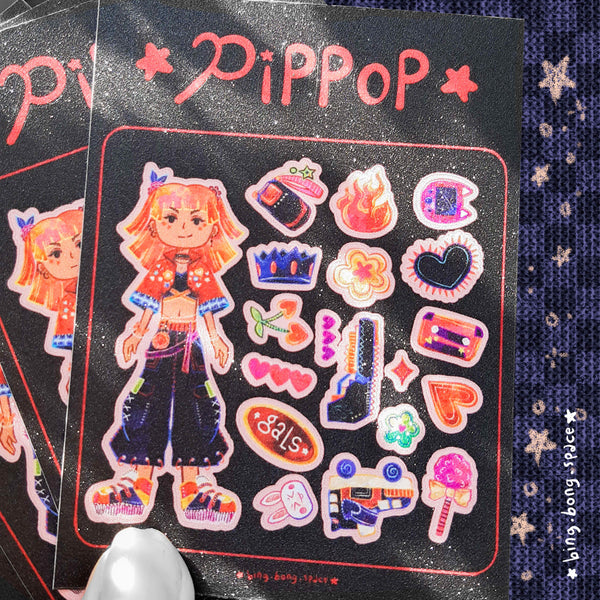 Sticker Sheet Pippop Series