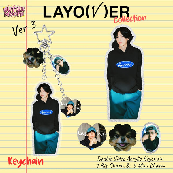 BTS V Layover Keychain Collection