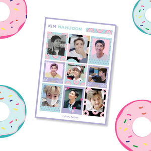 BTS in Polaroid Sticker Sheets