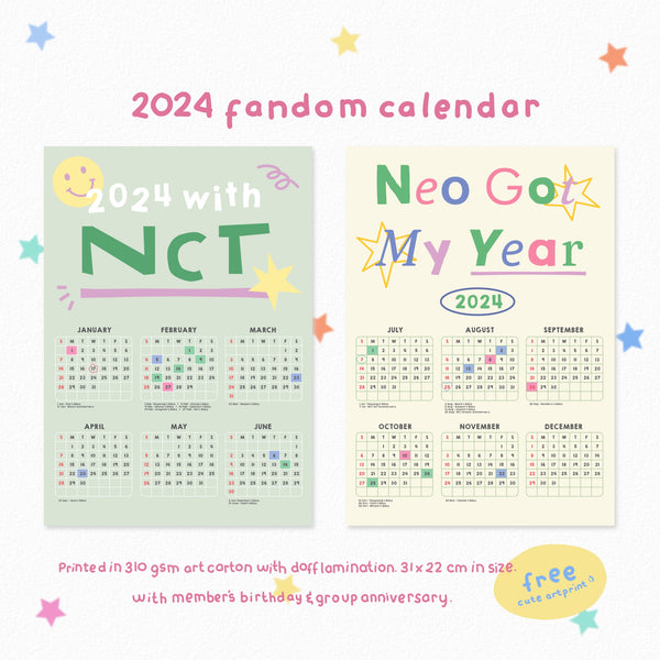 2024 Fandom Calendar