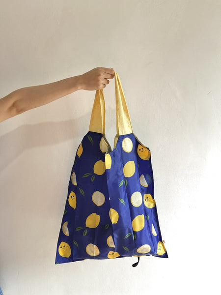 Mediterranean Lemon Foldable Shopping Bag