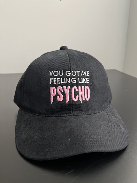 Red Velvet Baseball Cap Bordir