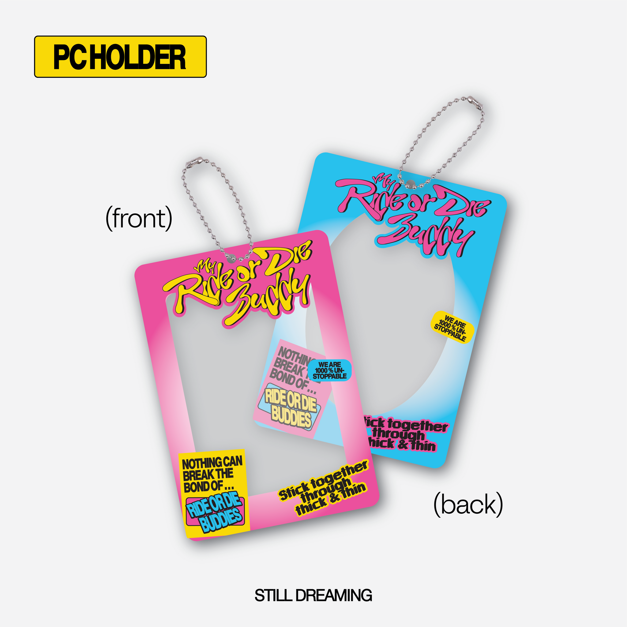 Ride or Die Buddy PC Holder