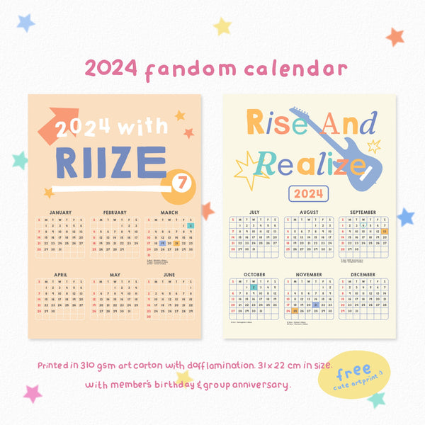 2024 Fandom Calendar