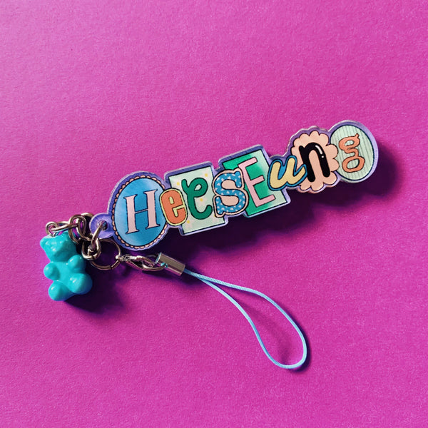 Enhypen Phone Strap with Gummy bear Charm