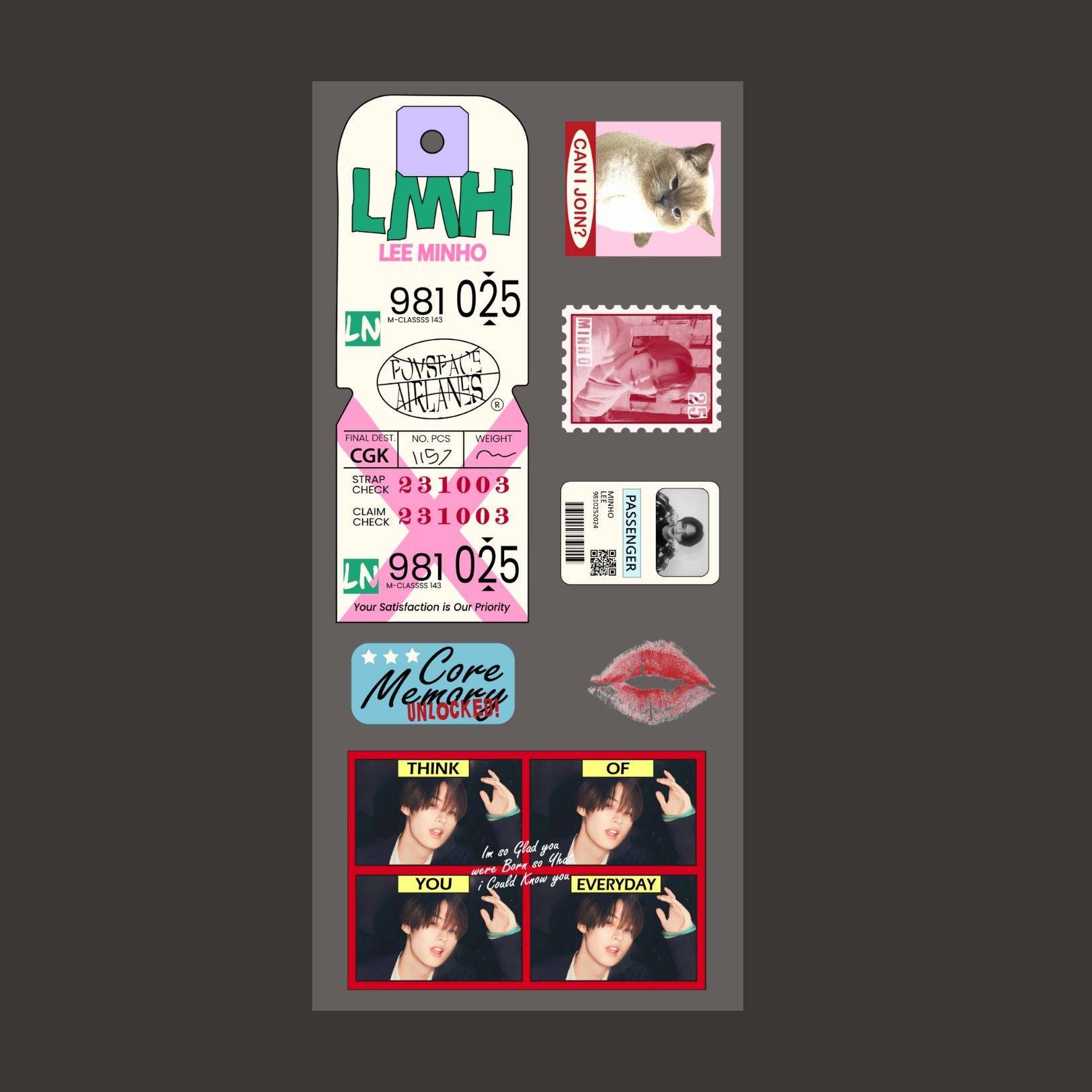Visa La Vida Sticker UV Premium Transparent by Pov Space