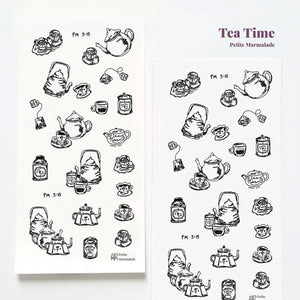 Petite Marmalade deco sticker - Tea Time